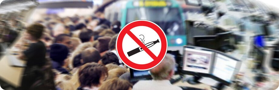 Interdiction d'utiliser une cigarette électronique dans les lieux publics